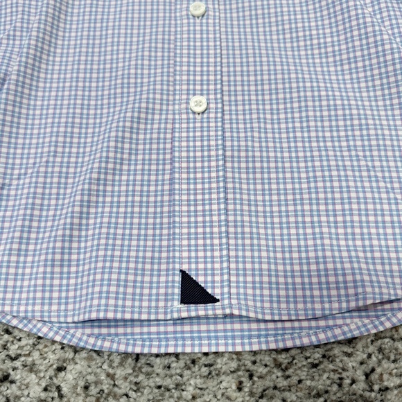 UNTUCKit Wrinkle-Free Performance Blue/pink Microcheck - Picture 5 of 5